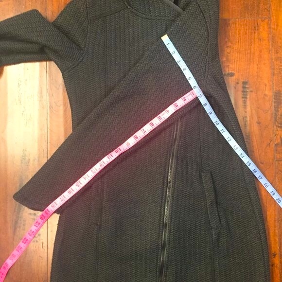 Bench Asymmetirc Zip Knit Fleece Hooded Jacket - Picture 7 of 12